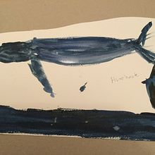 My project in Naturalist Illustration Techniques: Whales in Watercolor course. Traditional illustration, Poster Design, Digital Illustration, and Manga project by sharrocks4 - 09.27.2021