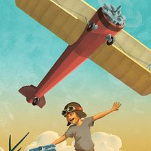 Learning to Fly. Een project van Traditionele illustratie, Digitale illustratie, Schilderij y Kinderillustratie van Eric Castleman - 27.09.2021