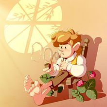 Hobbit Illustration Timelapse . Traditional illustration, Film, Video, TV, and Character Design project by Memé Candia - 09.26.2021