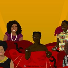 As Vozes das Mulheres Negras Latino-Americanas e Caribenhas. Un proyecto de Ilustración tradicional, Pintura digital y Dibujo artístico de Natalia de Souza Flores - 20.09.2021