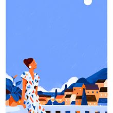 LA PROVENCE. Traditional illustration project by Kim ROSELIER - 03.28.2020