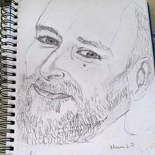 Mi Proyecto del curso: Sketchbook de retrato: explora el rostro humano. Sketching, Drawing, Portrait Drawing, Artistic Drawing, and Sketchbook project by Miriam Lezcano Puey - 09.27.2021