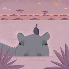 My project in Wildlife Illustration for Children's Books course. Un progetto di Illustrazione digitale, Illustrazione infantile e Illustrazione vettoriale di ronitreit - 27.09.2021