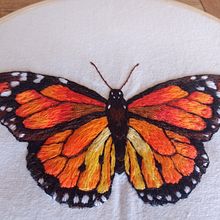 Mi Proyecto del curso: Técnicas de bordado realista. Projekt z dziedziny  Haft, Trad, c i jna ilustracja użytkownika Mayri Gallegos - 22.09.2021
