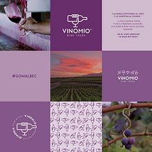 VINOMIO WINE TOURS. Design, Br, ing & Identit project by Gabriela Dimaria - 09.27.2021