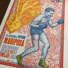 Risografía "El hombre mariposa". Un proyecto de Ilustración tradicional de Alvaro Arteaga - 27.09.2021