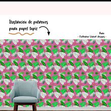Diseño de ilustraciones digitales para papel tapiz decorativo Ein Projekt aus dem Bereich Traditionelle Illustration und Design von Laura Quevedo - 27.09.2021