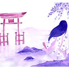 Mi Proyecto del curso: Ilustración en acuarela con influencia japonesa. Un projet de Dessin, Illustration traditionnelle , et Aquarelle de Ximena Martinez - 27.09.2021