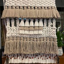 Mi Proyecto del curso: Introducción al macramé: creación de un tapiz decorativo <ANCESTRAL>. Un progetto di Design di accessori, Artigianato, Interior design, Interior Design, Fiber Art e Macramè di encarnidiaztvmotril - 01.09.2021