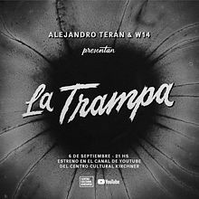 Lettering para títulos. Video Recital 'La Trampa'. Lettering, H, and Lettering project by Melissa Roko - 08.30.2020