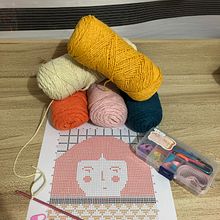 Mi Proyecto del curso: Tapestry: técnica de crochet para dibujar con hilos. Accessor, Design, Pattern Design, Fiber Arts, DIY, and Crochet project by Paula Valencia - 09.27.2021