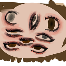 I just draw what I see. Character Design project by q5chbbctmx - 09.25.2021