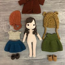 Mi Proyecto del curso: Amigurumi: diseño de ropa, pelo y complementos. Een project van Craft, Speelgoedontwerp, Textiel, Haken y Amigurumi van Osbelia Moreno García - 28.09.2021