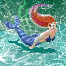 Il mio progetto del corso: Sirena. Traditional illustration, Digital Illustration, and Digital Drawing project by saparme - 09.24.2021