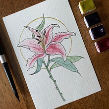 Watercolor plants. Un progetto di Illustrazione tradizionale, Illustrazione botanica, Bozzetti, Disegno e Pittura ad acquerello di Lane Goldstone - 26.09.2021