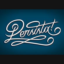 Persista! - Projeto do Curso: Os Segredos Dourados do Lettering Ein Projekt aus dem Bereich Lettering, H und Lettering von Gustavo de Souza Palermo - 29.09.2021