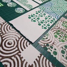 My project in Sketchbooking with Handmade Stamps course. Projekt z dziedziny Pattern design i Stemple użytkownika Gyounghee Lee - 28.09.2021