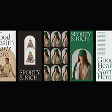  Sporty & Rich Visuals. Un projet de Design  , et Webdesign de Andrea Jelic - 29.09.2021