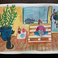 My project in Exploratory Sketchbook: Find Your Drawing Style course. Traditional illustration, Sketching, Creativit, Drawing, Watercolor Painting, Sketchbook, and Gouache Painting project by Maike Maaßen - 09.28.2021