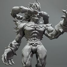 Ifrit Sculpt. Un progetto di Modellazione 3D, Progettazione 3D e Character design 3D di Guillem Font Colet - 14.07.2021