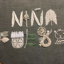 My project in Introduction to Raised Embroidery course. Projekt z dziedziny  Haft, Wzornictwo tekst i liów użytkownika Peggy Semmelmann - 29.09.2021