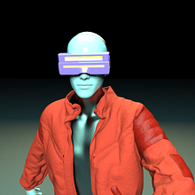 Kaneda . Un projet de 3D, Modélisation 3D, Conception de personnages 3D , et Conception 3D de Matthew Perez - 23.09.2021