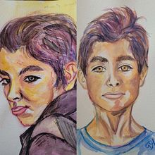 Mi Proyecto del curso: Cuaderno de retratos en acuarela Ein Projekt aus dem Bereich Malerei, Aquarellmalerei, Porträtzeichnung und Sketchbook von Ana Lopez Castro - 20.08.2021