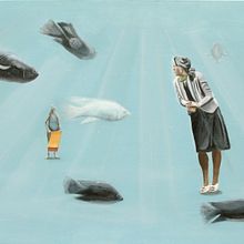 ¿Que te recuerda este pez?. Painting, Acr, lic Painting, and Oil Painting project by Leandro Pablo Mussi Greco - 09.29.2021