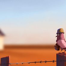 Paloma mensajera . Un projet de Illustration traditionnelle , et Animation de Wilber Rivera - 27.09.2021