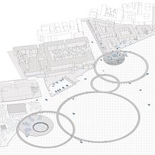 Circle Waves. Traditional illustration, Design, Architecture, and Architectural Illustration project by PAKKA - 09.30.2021