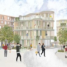 The Cloud Community. Architecture, and Architectural Illustration project by PAKKA - 09.30.2021