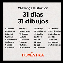 31Days 31Drawings 2021: dia 1 . Ilustrație tradițională, Desen artistic, Arte din fibre, Broderie și Creativitate de Itahisa González González - 09.30.2021