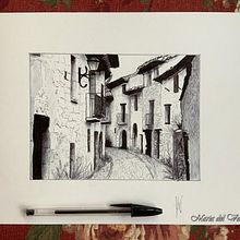 31Days 31Drawings 2021 -  Día 01 . Traditional illustration project by Maria del Valle Olivera Hinojosa - 10.01.2021