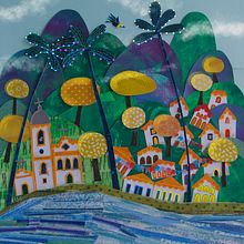 My project in Story Illustration with Paper course. Projekt z dziedziny Trad, c, jna ilustracja,  Kolaż, Papercraft, Ilustracje dla dzieci, Kreat, wne zabaw, z dziećmi i Narracja użytkownika Jill Pritchett - 24.09.2021