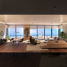 Mon projet du cours : Infographie architecturale en 3D. Un progetto di 3D, Architettura, Architettura d'interni, Interior design, Architettura digitale, Progettazione 3D, Illustrazione architettonica e ArchVIZ di khalid.mokdad - 28.09.2021
