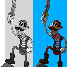 Mi Proyecto del curso: Diseño de personajes retro para animación Ein Projekt aus dem Bereich Animation, 2-D-Animation und Design von 3-D-Figuren von Gabriel Callau - 01.10.2021