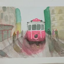 Mi Proyecto del curso: Paisajes urbanos en acuarela. Watercolor Painting, Fine Arts, and Architectural Illustration project by Shirley Jasive Martínez Wong - 10.02.2021