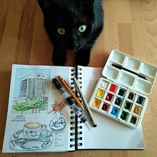 31 days 31 drawings 2021. Traditional illustration project by Hiromi H - 09.22.2021