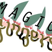 Logo for Magic Fingers. Tipografia, Ilustração tradicional, e Design projeto de thrilliamlong - 02.10.2021