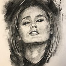My project in Artistic Charcoal Portraiture: Creating Atmosphere course. Traditional illustration, Fine Arts, Drawing, Portrait Drawing, Realistic Drawing, and Artistic Drawing project by jartrap - 10.02.2021