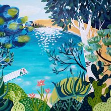 My project in Painting Nature with Acrylic: From Sketchbook to Canvas course. Traditional illustration, Painting, Acr, lic Painting, and Sketchbook project by Julie Bronsard - 10.29.2021