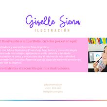 Proyecto Final, todos las ilustraciones son proyectos personales.. Een project van Traditionele illustratie y Portfoliobeheer van Giselle Siena - 02.10.2021