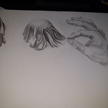 main et draps Ein Projekt aus dem Bereich Bleistiftzeichnung, Realistische Zeichnung und Artistische Zeichnung von Sebastien Waltz - 06.06.2019