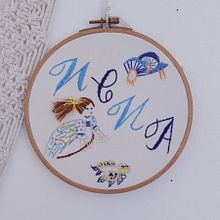 Introducción al bordado en relieve . % virginia_castillo tarafından hazırlanan Nakış projesi - 10.03.2021