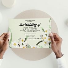 Invitación para Boda (Versión en Inglés). Design, and Traditional illustration project by Mateo Zeppa - 10.03.2021