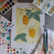 Meu projeto do curso: Cores na aquarela: descubra sua personalidade cromática . Ilustrație tradițională, Arte plastice, Pictura, Pictură în acuarelă și Teoria culorilor de Letícia Prado - 10.01.2021