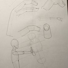 Mi Proyecto del curso: Dibujo anatómico para principiantes. Fine Arts, Sketching, Pencil Drawing, Drawing, Realistic Drawing, and Figure Drawing project by Sara Dominique Miranda Cosme - 10.02.2021