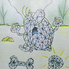 Dia 3 - Cristal cristalizador. Traditional illustration project by Sheila de Oliveira Assis - 10.03.2021
