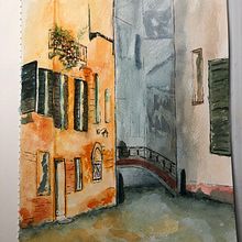 Mon projet du cours : Dessin architectural à l’aquarelle et à l’encre Ein Projekt aus dem Bereich Skizzenentwurf, Zeichnung, Aquarellmalerei, Architektonische Illustration, Sketchbook und Illustration mit Tinte von cormier_susanne - 04.10.2021