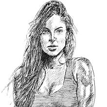 Mi Proyecto del curso: Introducción al retrato con tinta china y plumilla - ANLLELA SAGRA. Un proyecto de Ilustración tradicional, Bellas Artes, Dibujo a lápiz, Dibujo de Retrato e Ilustración con tinta de José Antonio Higuero - 04.10.2021